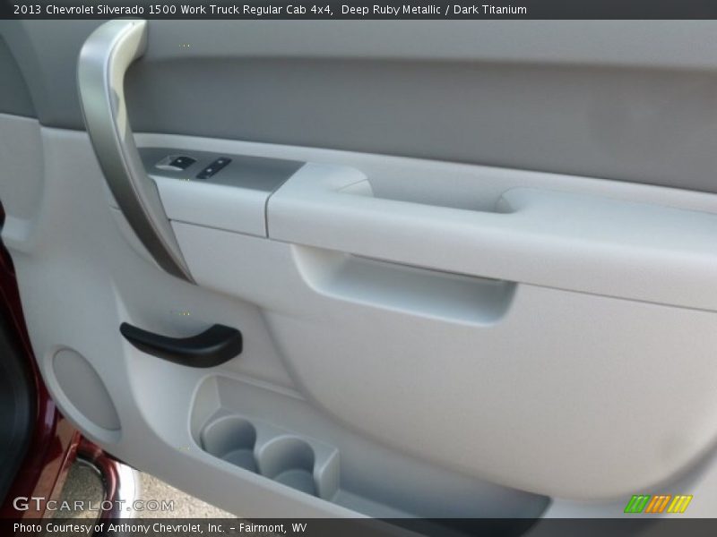 Deep Ruby Metallic / Dark Titanium 2013 Chevrolet Silverado 1500 Work Truck Regular Cab 4x4