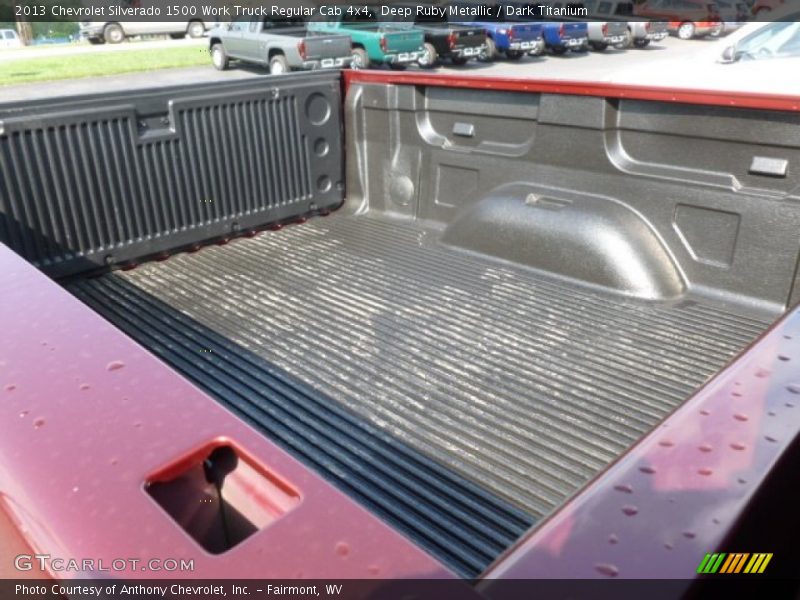 Deep Ruby Metallic / Dark Titanium 2013 Chevrolet Silverado 1500 Work Truck Regular Cab 4x4
