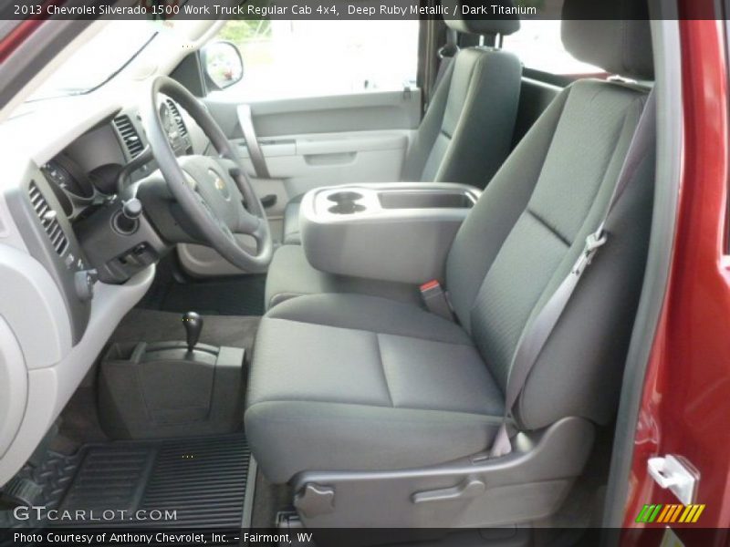 Deep Ruby Metallic / Dark Titanium 2013 Chevrolet Silverado 1500 Work Truck Regular Cab 4x4