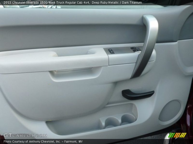 Deep Ruby Metallic / Dark Titanium 2013 Chevrolet Silverado 1500 Work Truck Regular Cab 4x4