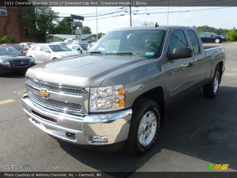 Graystone Metallic / Ebony 2013 Chevrolet Silverado 1500 LT Extended Cab 4x4