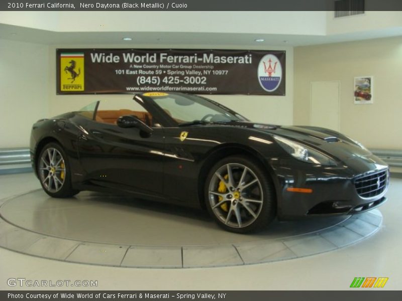 Nero Daytona (Black Metallic) / Cuoio 2010 Ferrari California