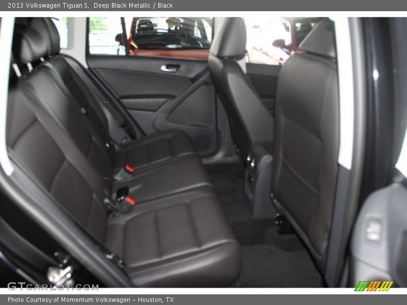Deep Black Metallic / Black 2013 Volkswagen Tiguan S