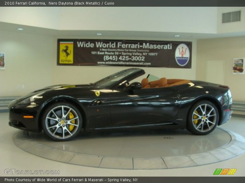 Nero Daytona (Black Metallic) / Cuoio 2010 Ferrari California