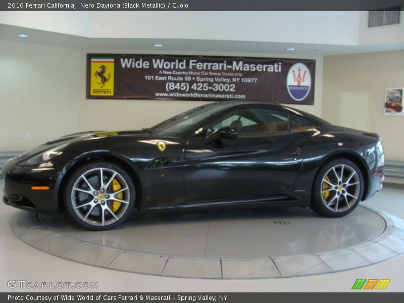 Nero Daytona (Black Metallic) / Cuoio 2010 Ferrari California