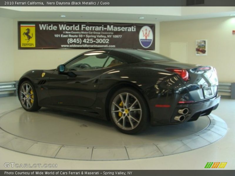 Nero Daytona (Black Metallic) / Cuoio 2010 Ferrari California