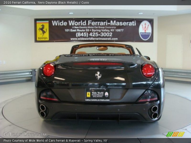 Nero Daytona (Black Metallic) / Cuoio 2010 Ferrari California