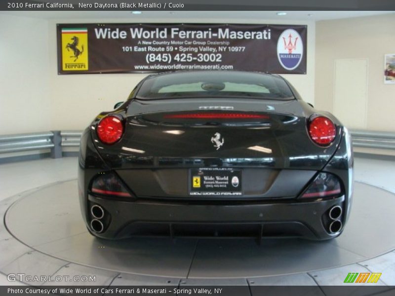 Nero Daytona (Black Metallic) / Cuoio 2010 Ferrari California