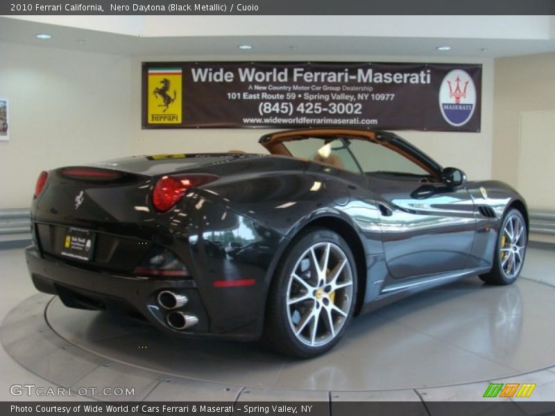 Nero Daytona (Black Metallic) / Cuoio 2010 Ferrari California