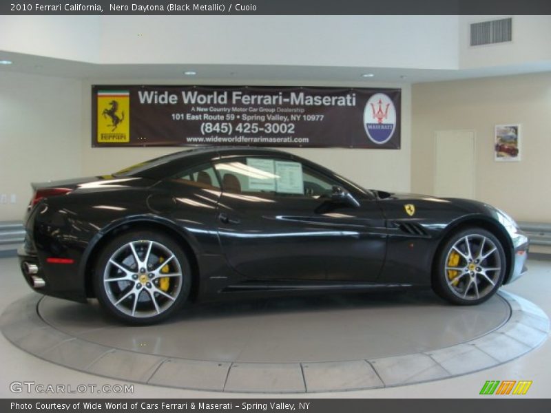 Nero Daytona (Black Metallic) / Cuoio 2010 Ferrari California