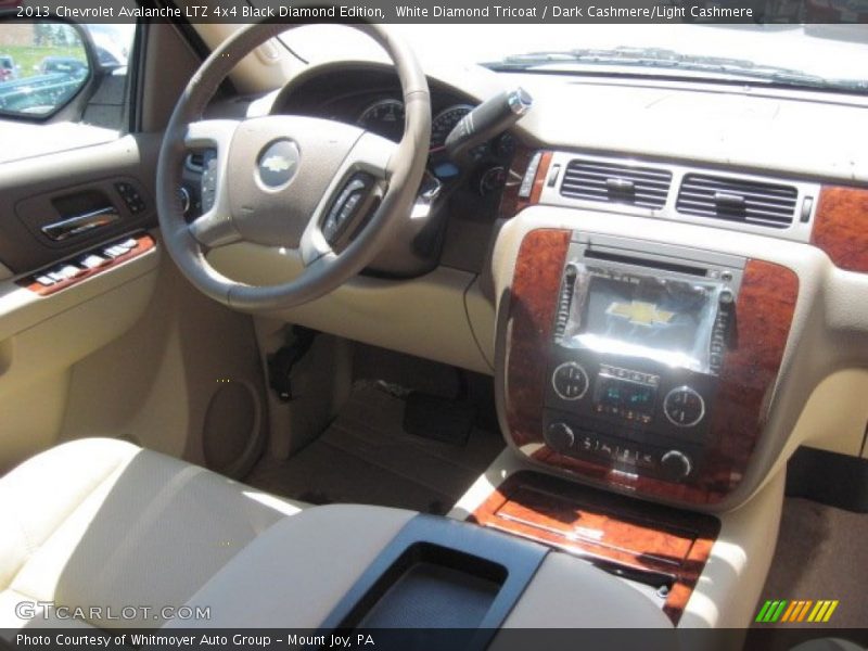 White Diamond Tricoat / Dark Cashmere/Light Cashmere 2013 Chevrolet Avalanche LTZ 4x4 Black Diamond Edition