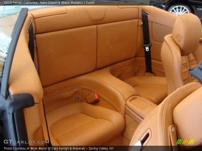 Rear Seat of 2010 California 
