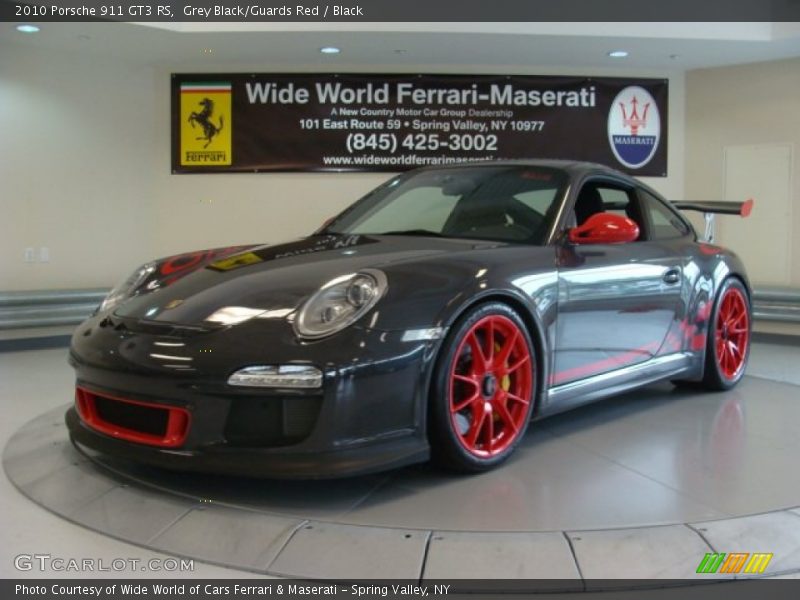 Grey Black/Guards Red / Black 2010 Porsche 911 GT3 RS