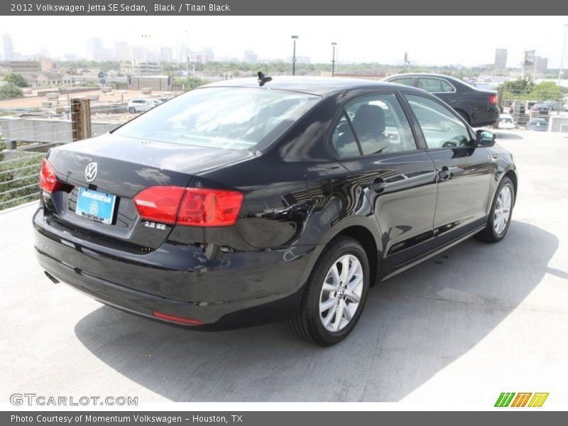 Black / Titan Black 2012 Volkswagen Jetta SE Sedan