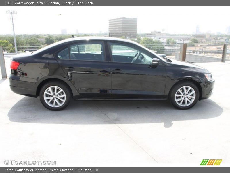 Black / Titan Black 2012 Volkswagen Jetta SE Sedan