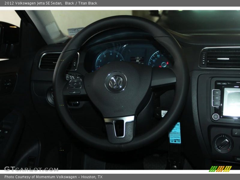 Black / Titan Black 2012 Volkswagen Jetta SE Sedan
