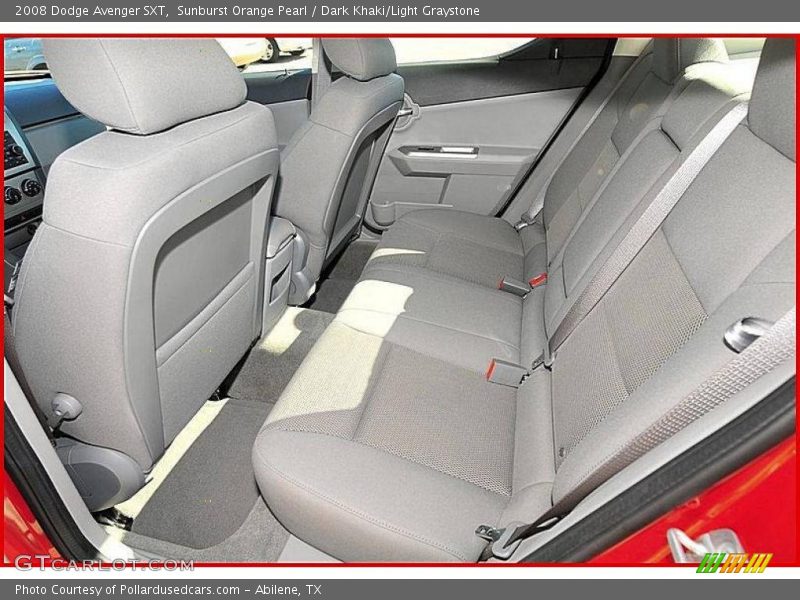 Sunburst Orange Pearl / Dark Khaki/Light Graystone 2008 Dodge Avenger SXT