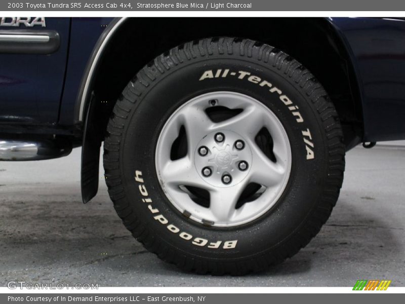Stratosphere Blue Mica / Light Charcoal 2003 Toyota Tundra SR5 Access Cab 4x4
