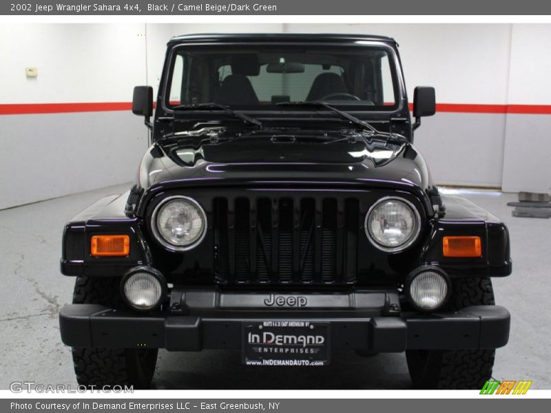 Black / Camel Beige/Dark Green 2002 Jeep Wrangler Sahara 4x4