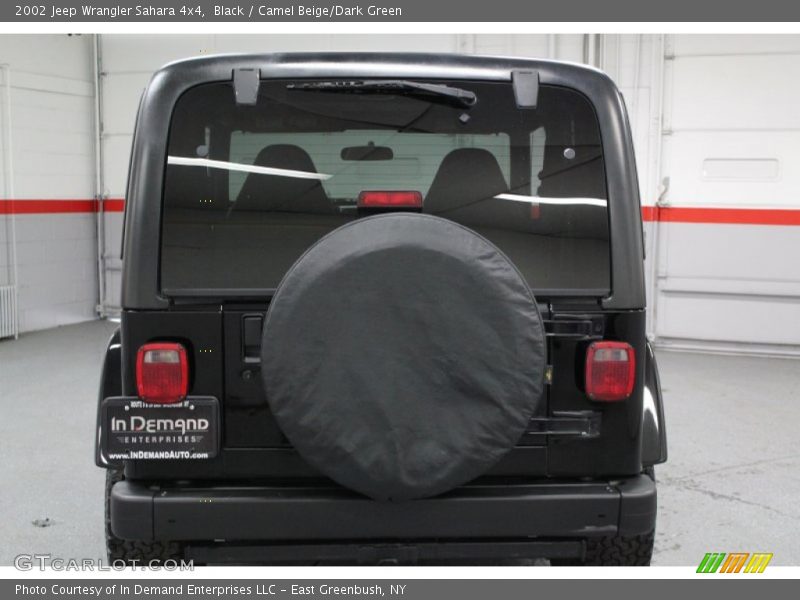 Black / Camel Beige/Dark Green 2002 Jeep Wrangler Sahara 4x4