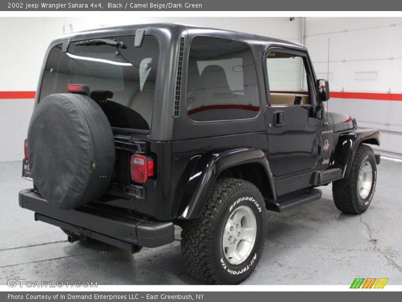 Black / Camel Beige/Dark Green 2002 Jeep Wrangler Sahara 4x4