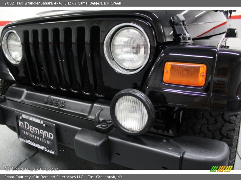 Black / Camel Beige/Dark Green 2002 Jeep Wrangler Sahara 4x4