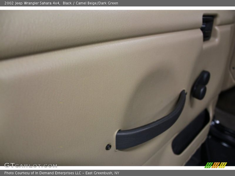 Black / Camel Beige/Dark Green 2002 Jeep Wrangler Sahara 4x4