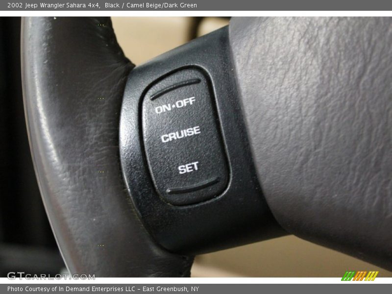Black / Camel Beige/Dark Green 2002 Jeep Wrangler Sahara 4x4