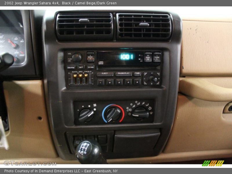 Controls of 2002 Wrangler Sahara 4x4
