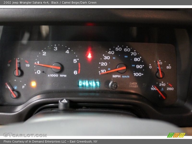  2002 Wrangler Sahara 4x4 Sahara 4x4 Gauges