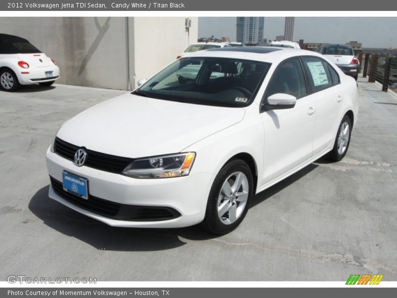 Candy White / Titan Black 2012 Volkswagen Jetta TDI Sedan