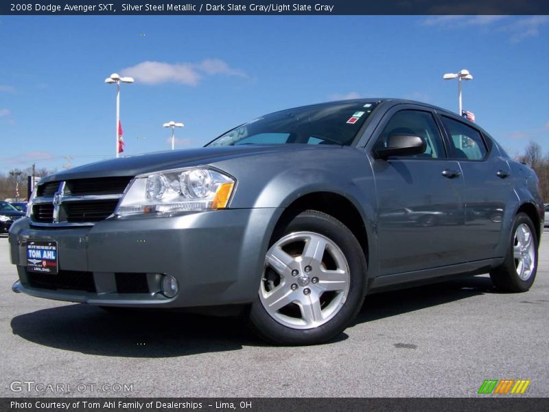 Silver Steel Metallic / Dark Slate Gray/Light Slate Gray 2008 Dodge Avenger SXT