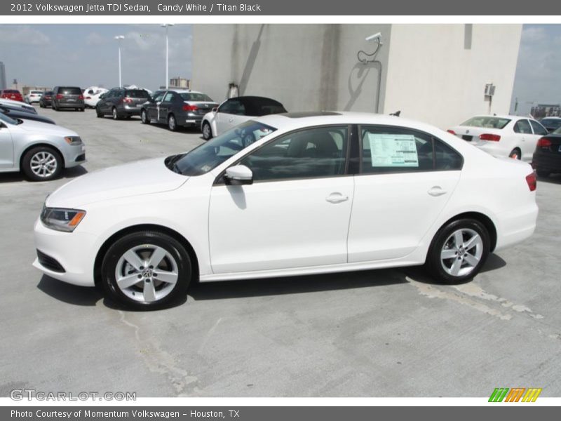 Candy White / Titan Black 2012 Volkswagen Jetta TDI Sedan