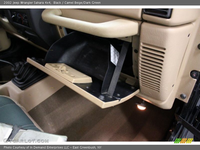 Black / Camel Beige/Dark Green 2002 Jeep Wrangler Sahara 4x4