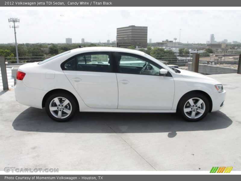 Candy White / Titan Black 2012 Volkswagen Jetta TDI Sedan