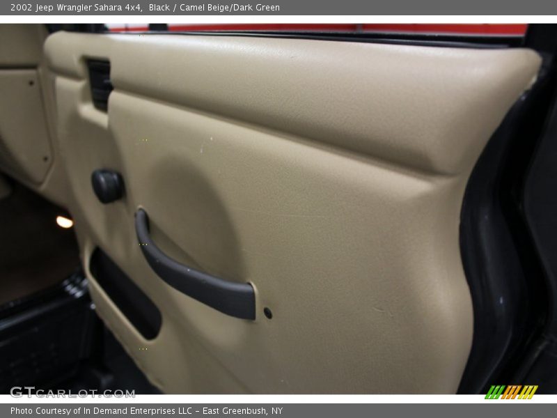 Black / Camel Beige/Dark Green 2002 Jeep Wrangler Sahara 4x4