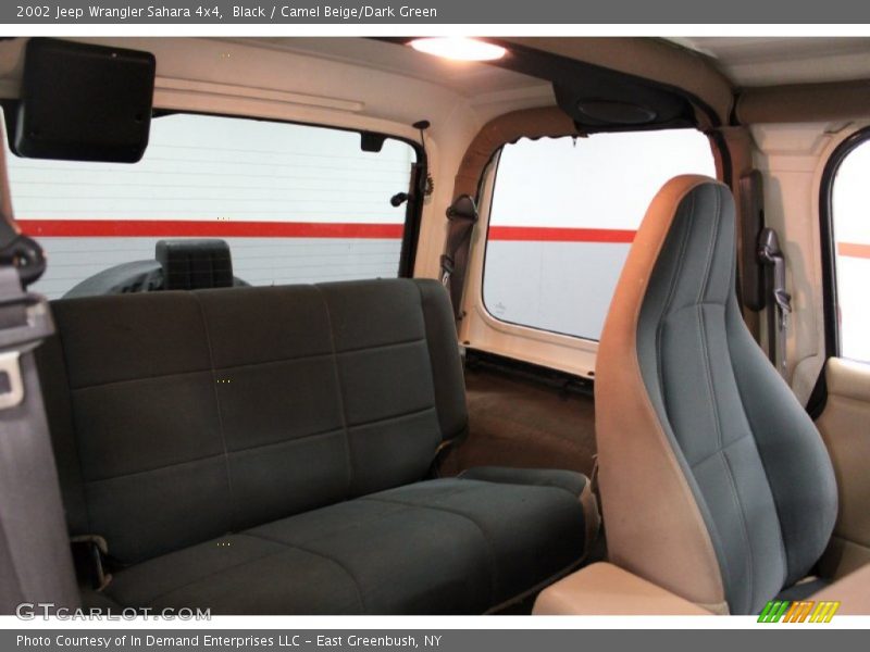 Black / Camel Beige/Dark Green 2002 Jeep Wrangler Sahara 4x4
