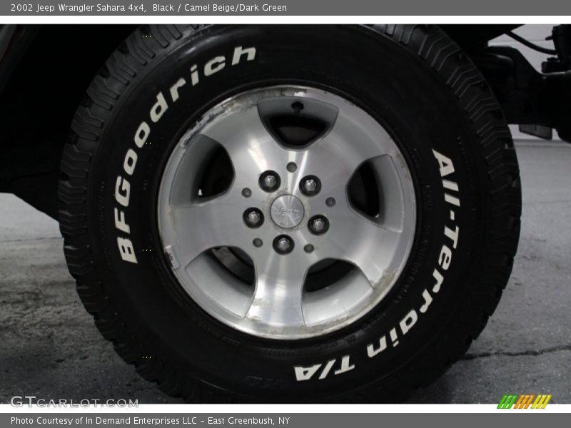 Black / Camel Beige/Dark Green 2002 Jeep Wrangler Sahara 4x4
