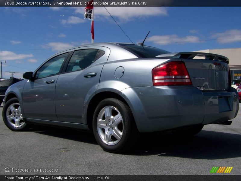 Silver Steel Metallic / Dark Slate Gray/Light Slate Gray 2008 Dodge Avenger SXT