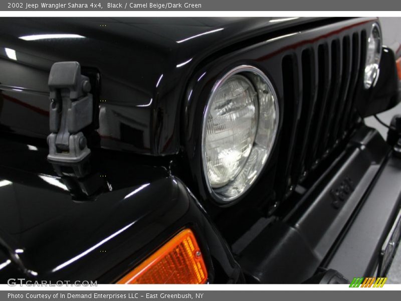 Black / Camel Beige/Dark Green 2002 Jeep Wrangler Sahara 4x4