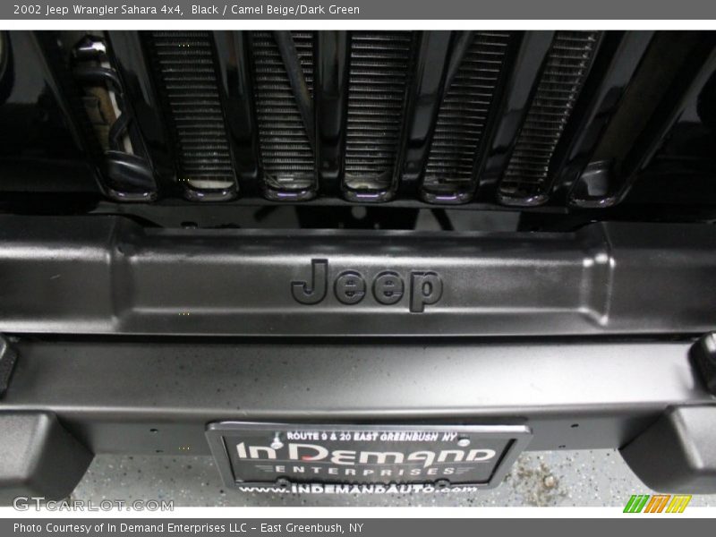 Black / Camel Beige/Dark Green 2002 Jeep Wrangler Sahara 4x4