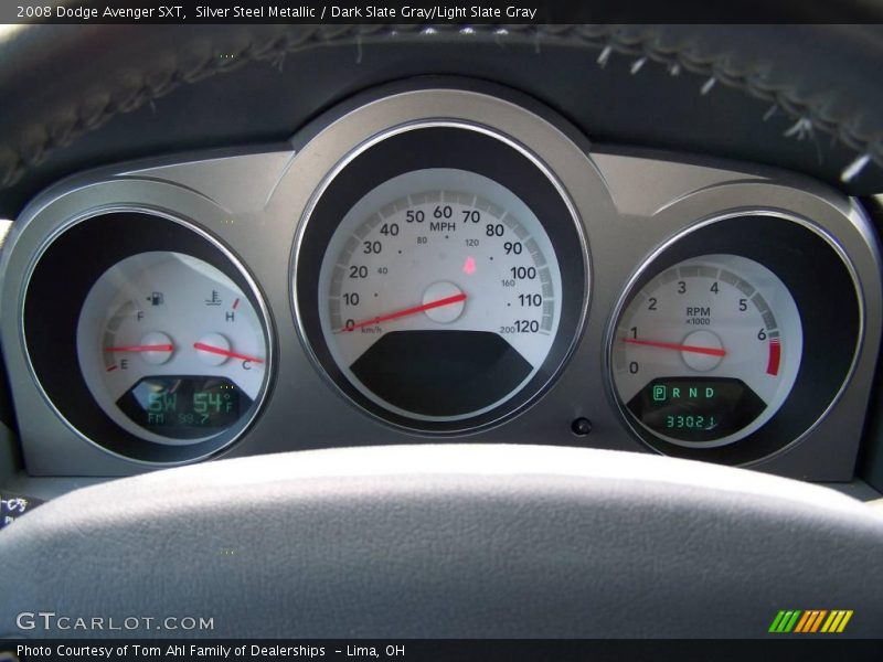 Silver Steel Metallic / Dark Slate Gray/Light Slate Gray 2008 Dodge Avenger SXT