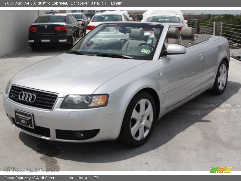 Light Silver Metallic / Platinum 2006 Audi A4 3.0 quattro Cabriolet