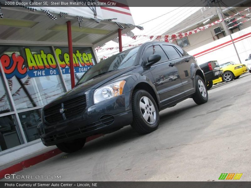 Steel Blue Metallic / Dark Slate Gray 2008 Dodge Caliber SE