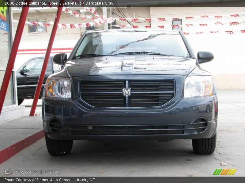 Steel Blue Metallic / Dark Slate Gray 2008 Dodge Caliber SE