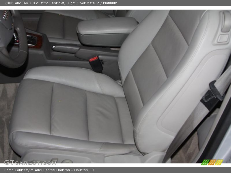Light Silver Metallic / Platinum 2006 Audi A4 3.0 quattro Cabriolet