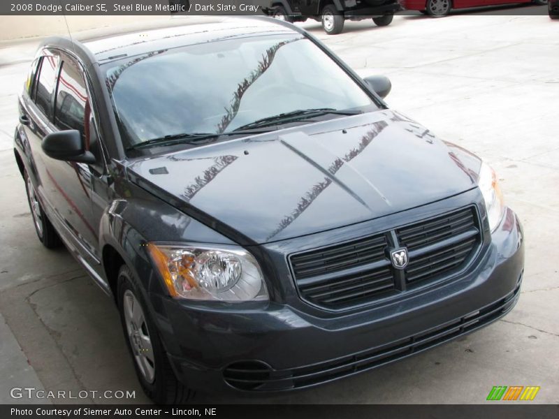 Steel Blue Metallic / Dark Slate Gray 2008 Dodge Caliber SE