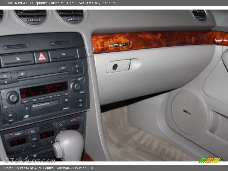 Light Silver Metallic / Platinum 2006 Audi A4 3.0 quattro Cabriolet