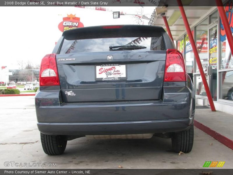 Steel Blue Metallic / Dark Slate Gray 2008 Dodge Caliber SE