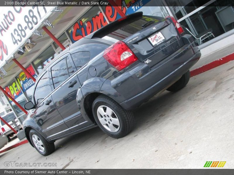 Steel Blue Metallic / Dark Slate Gray 2008 Dodge Caliber SE